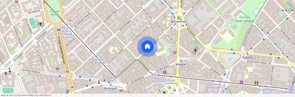 Via Raffaello Sanzio, Milan, Lombardy 20149