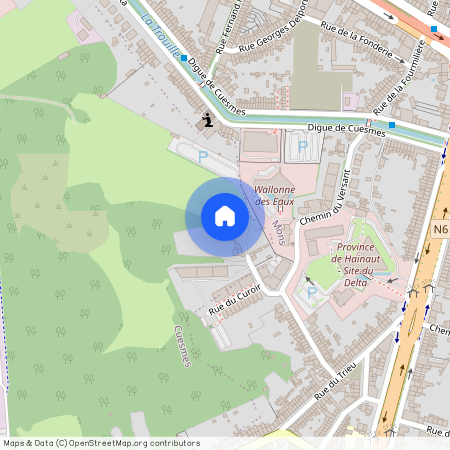 Rue du Curoir 13 2.1., 7033 Cuesmes, België