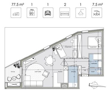 Appartement te huur - Foto 6