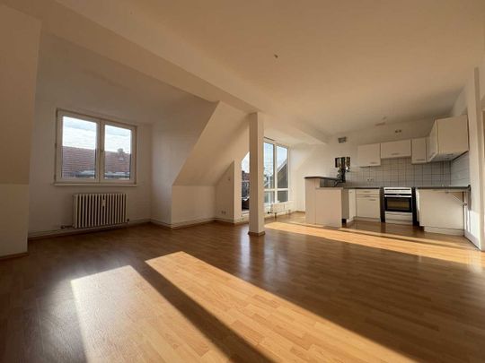 WBS100 - Tolle Dachgeschosswohnung in Britz! - Foto 1