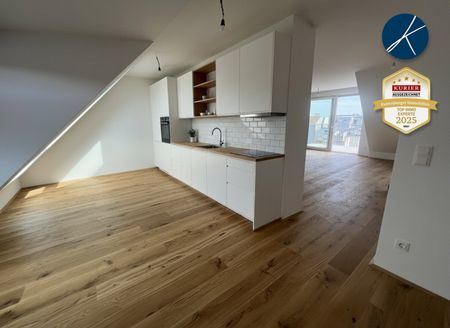 *Superprojekt: ''Über den Baumwipfeln" *TOP 53* 4,5 Zimmer mit SUPER-PANORAMA-DACHTERRASSE + 360° WIEN-BLICK + EXTRA BALKON - Photo 4