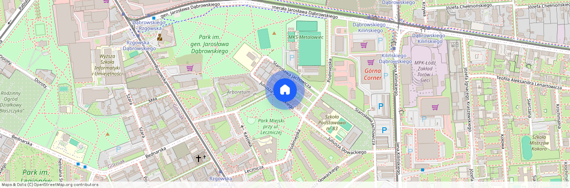 Łódź, Górna, os. Czerwony Rynek, RZGOWSKA/PODMIEJSKA