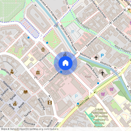 ul. Prymasa Stefana Wyszyńskiego, Śródmieście, Gliwice, śląskie