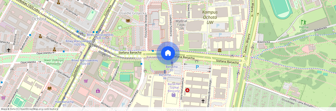 Warszawa, Ochota, Stefana, Banacha