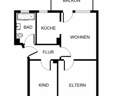 Demnächst frei! 3-Zimmer-Wohnung in Gelsenkirchen Scholven - Photo 1