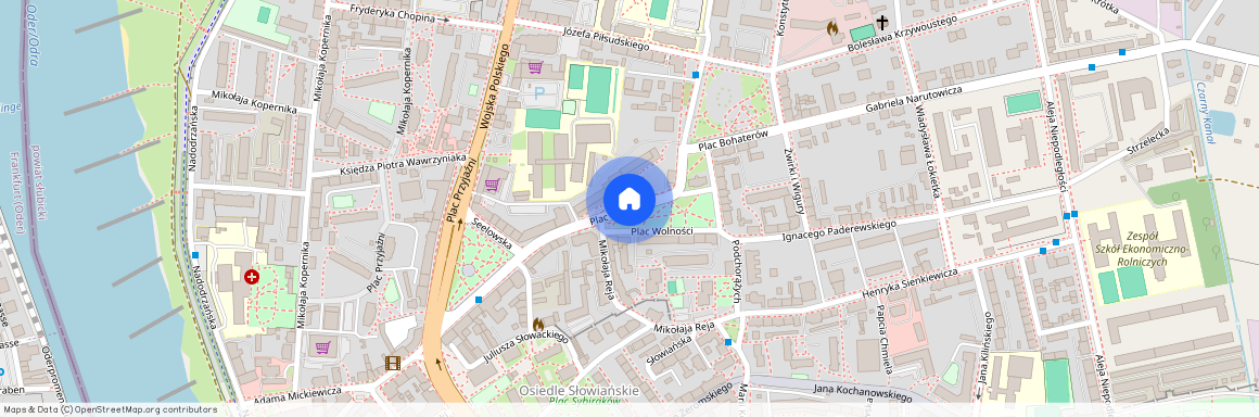 pl. Wolności, Słubice, Słubice, słubicki, lubuskie