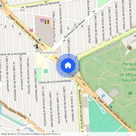 Calle Colina de las Nieves, Lomas Verdes, Naucalpan de Juárez, Estado de México, 53230, México