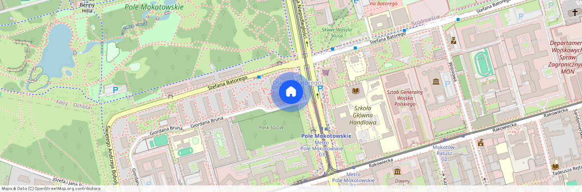 ul. Giordana Bruna, Stary Mokotów, Mokotów, Warszawa, mazowieckie
