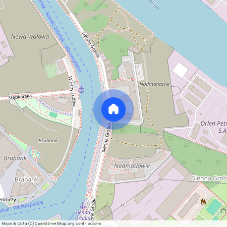 ul. Sienna Grobla, Śródmieście, Gdańsk, pomorskie