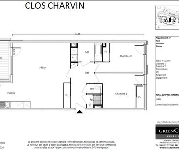 location Appartement T3 DE 71.85m² À BONNEVILLE - Photo 6