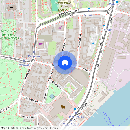 ul. Szarotki, Drzetowo-Grabowo, Śródmieście, Szczecin, zachodniopomorskie