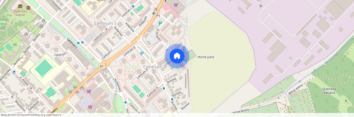 Centrum II. 81, Dubnica nad Váhom, okres Ilava
