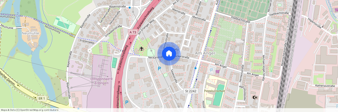 Neckarstraße, 91052, Neckarstraße    Erlangen