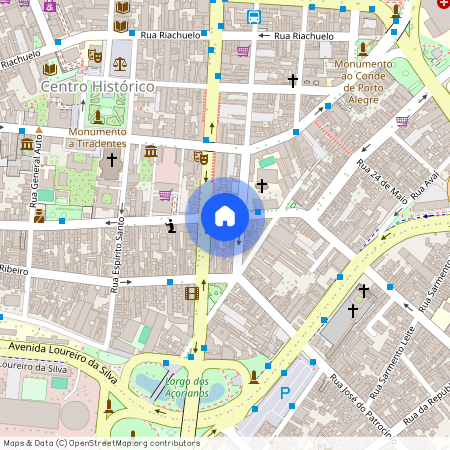Rua Coronel Fernando Machado 995, Porto Alegre, Porto Alegre - RS, 90010-321, Brazil