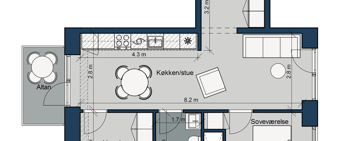 Østre Havnepark 19, 4. lejl. 1 - Foto 1