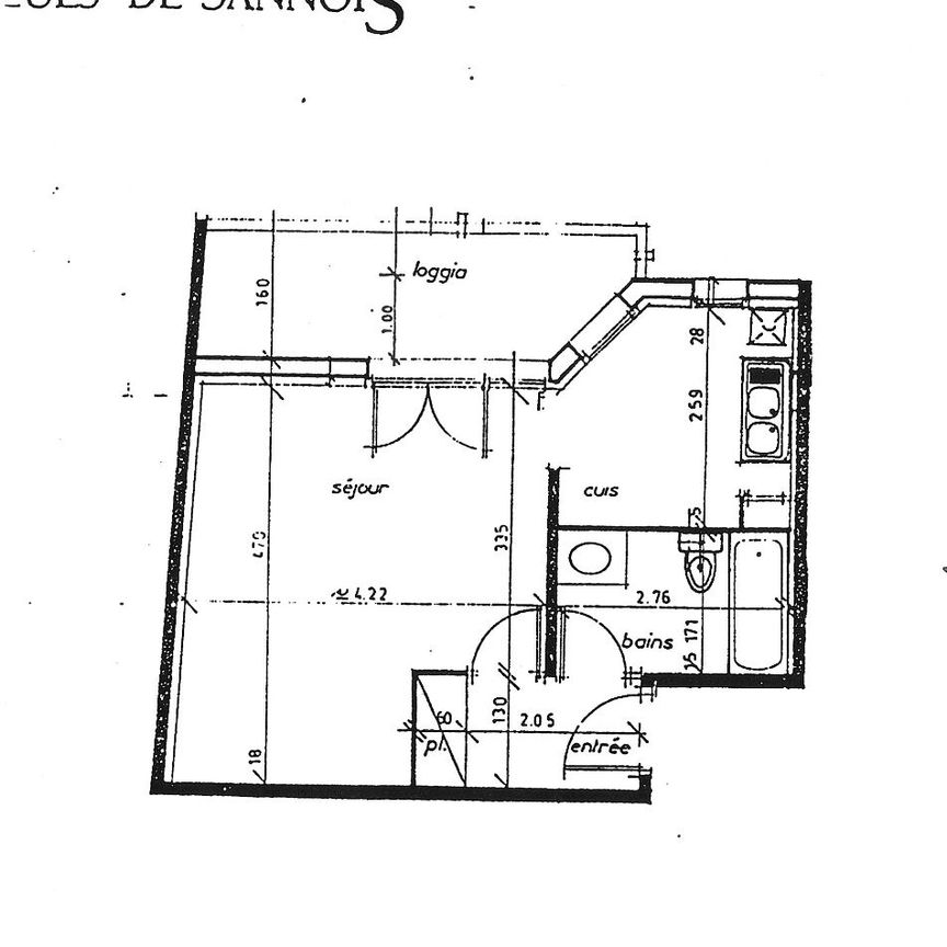 Appartement Sannois 1 pièce(s) 31 m2 - Photo 2