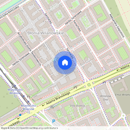 Warszawa, Wilanów, Warszawa, Wilanów, Sarmacka