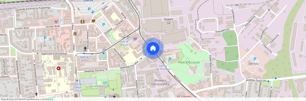 ul. Wolności, Śródmieście, Zabrze, śląskie