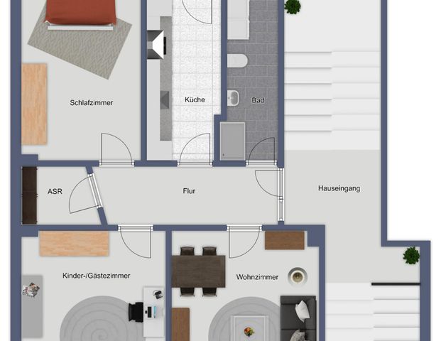 Frische renovierte 3- Zimmer- Wohnung mit Echtholzboden! Charmantes Wohnen in der Wittestraße - Photo 1