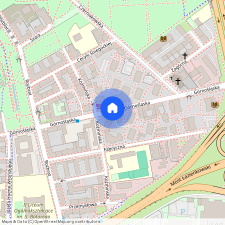 ul. Górnośląska, Solec, Śródmieście, Warszawa, mazowieckie