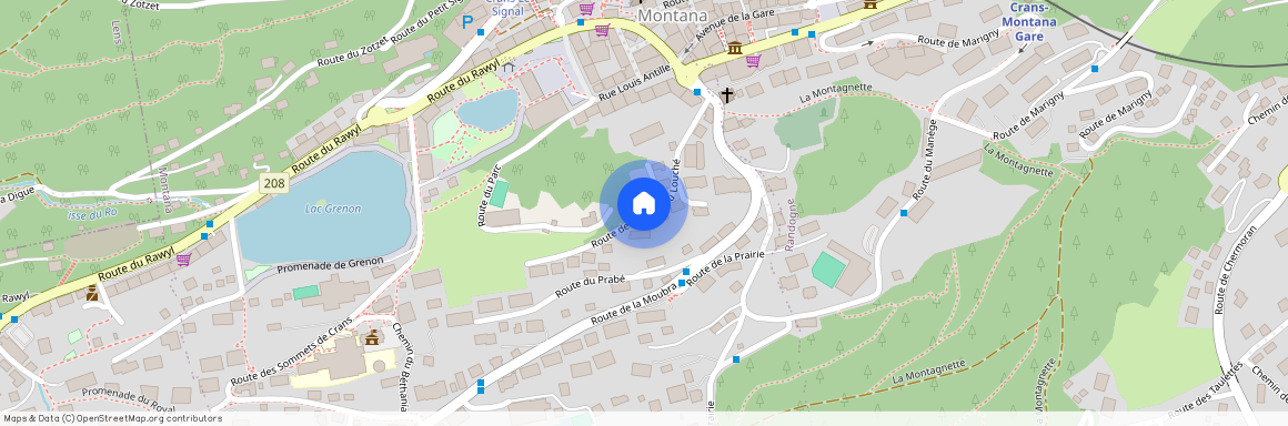 Route Crête du Louché, Crans-Montana