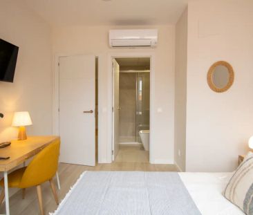 Room in a shared 15-bedroom apartment for rent in Ciudad Universitaria, bills included - Foto 5