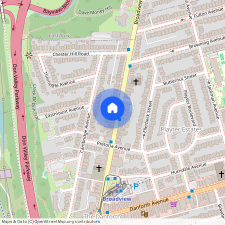 864 Broadview Avenue, Unit C, Toronto, ON M4K 2R1