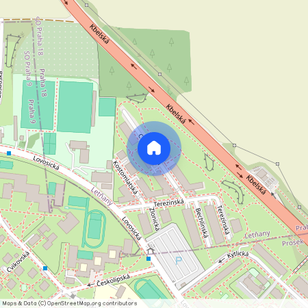 Chotěšovská, Praha - Letňany