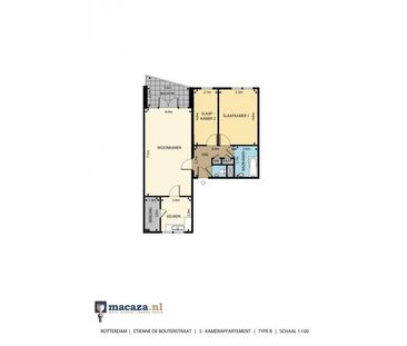 Appartement te huur: Etienne de Bouterstraat 70 3067 AG Rotterdam - Photo 1