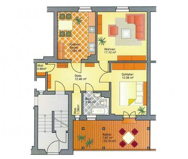 +++ Sehr gute 70 qm große 2 Zimmer Wohnung in Kleinzschachwitz ab s... - Foto 1