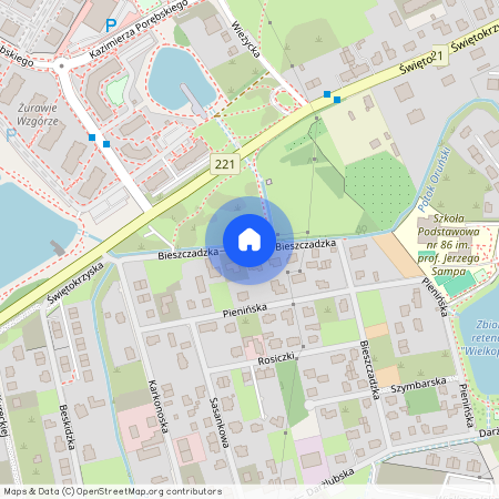 ul. Bieszczadzka, Ujeścisko-Łostowice, Gdańsk, pomorskie