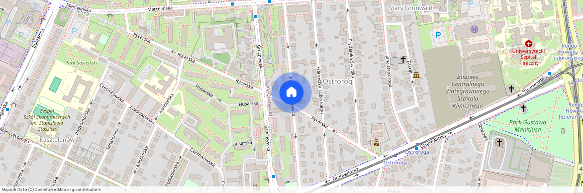 ul. Pawła Włodkowica, Ostroróg, Grunwald, Poznań, wielkopolskie