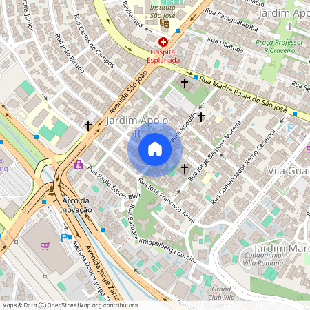 Rua Padre Rodolfo, 300, São José Dos Campos, São José Dos Campos - SP, 12243-080, Brazil