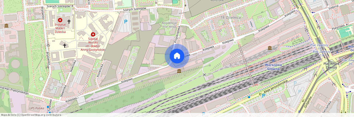 ul. Kolejowa, Czyste, Wola, Warszawa, mazowieckie