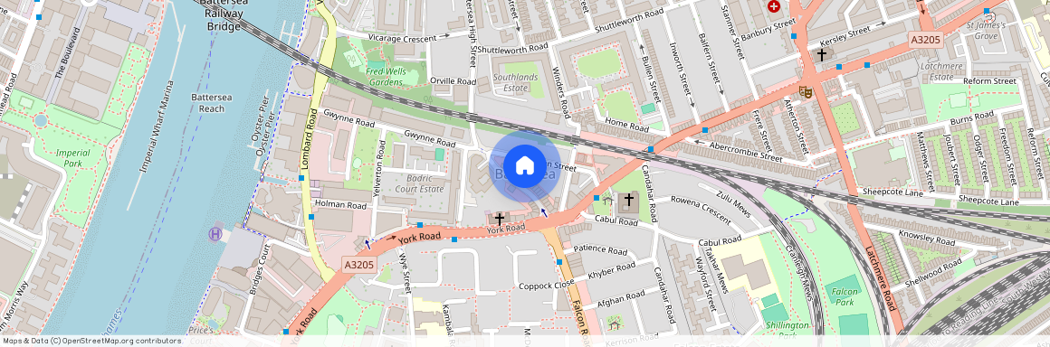 Viaduct Gardens, Embassy Building, Battersea