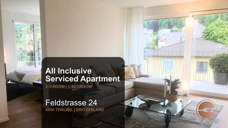 All inklusive Wohnen! Exklusive Attika-1-Schlafzimmer-Serviced Apartment mit Rundumterrasse - Photo 2