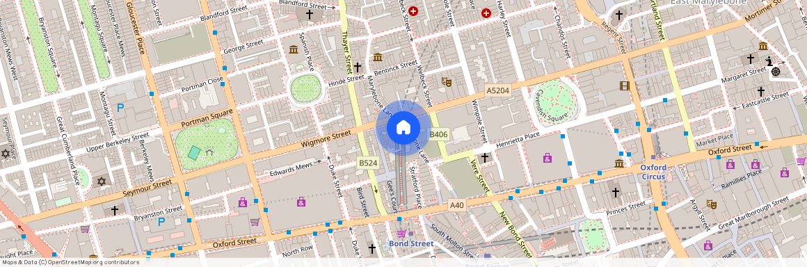 Marylebone Lane, Marylebone, London, W1U