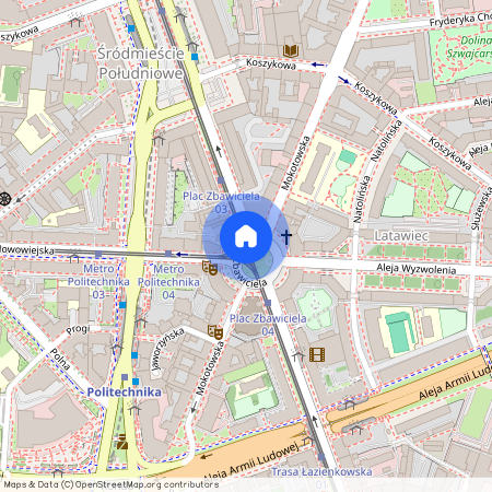 mazowieckie, Warszawa, Śródmieście, Plac, Zbawiciela