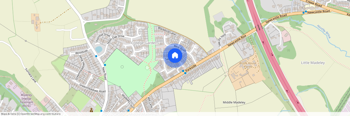 Salisbury Close, Madeley, Crewe, Staffordshire, CW3