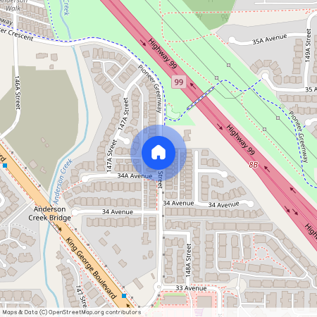 google map, Surrey, Surrey, Metro Vancouver, V4P 1A7