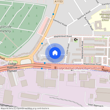 Castle Road, Barking, Dagenham, Essex, RM9