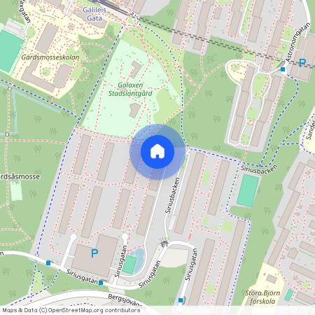 Västra Bergsjön, Göteborg, Västra Götaland, Siriusgatan 76