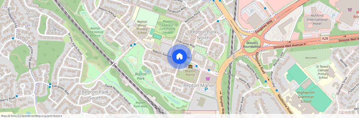 James Ewart Avenue, Repton Park, Ashford, Kent, TN23