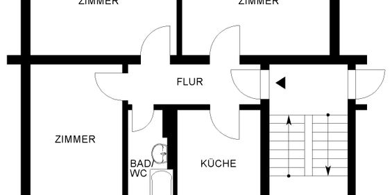 Zentral und im Grünen wohnen, Familienfreundlich geschnittene 3-Zimmer-Wohnung // 1.OG links - Photo 3