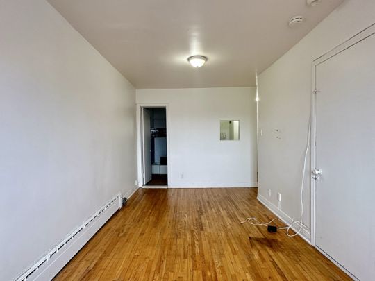 NDG : Studio lumineux et rénové de 300 pc, offert en location semi-meublé ! - Photo 1
