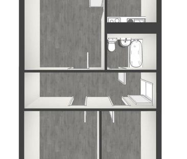 *NEU* 3-Zimmer-Wohnung mit Balkon in Leipzig-Grünau - Foto 1