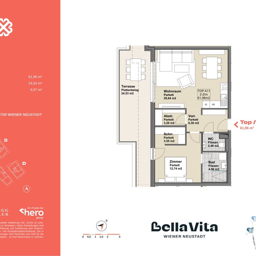 Wohnen mit Stil und Komfort – BELLA VITA in Wiener Neustadt - Photo 1