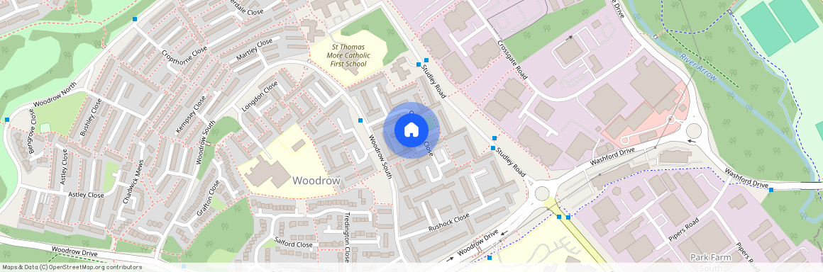 Ombersley Close, Redditch