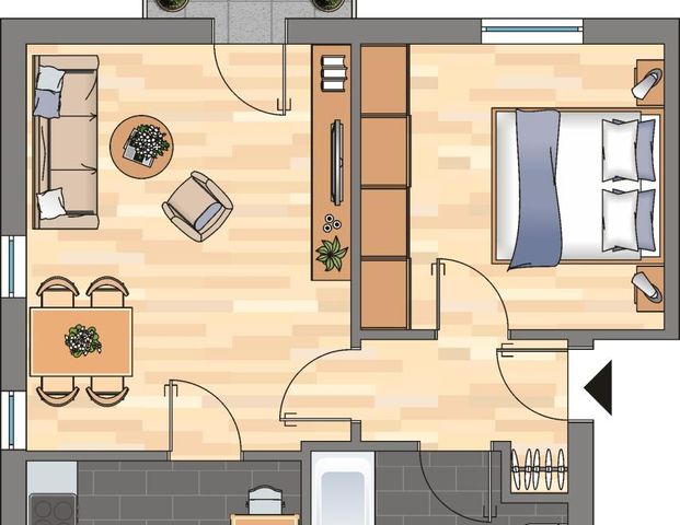 Gemütliche Erdgeschosswohnung in Bergkamen - Foto 1