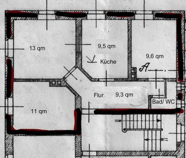 3 Zimmer Wohnung in Augsburg - Pfersee - Foto 1